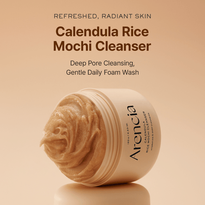 Arencia Calendula Rice Mochi Cleanser - cosmadic