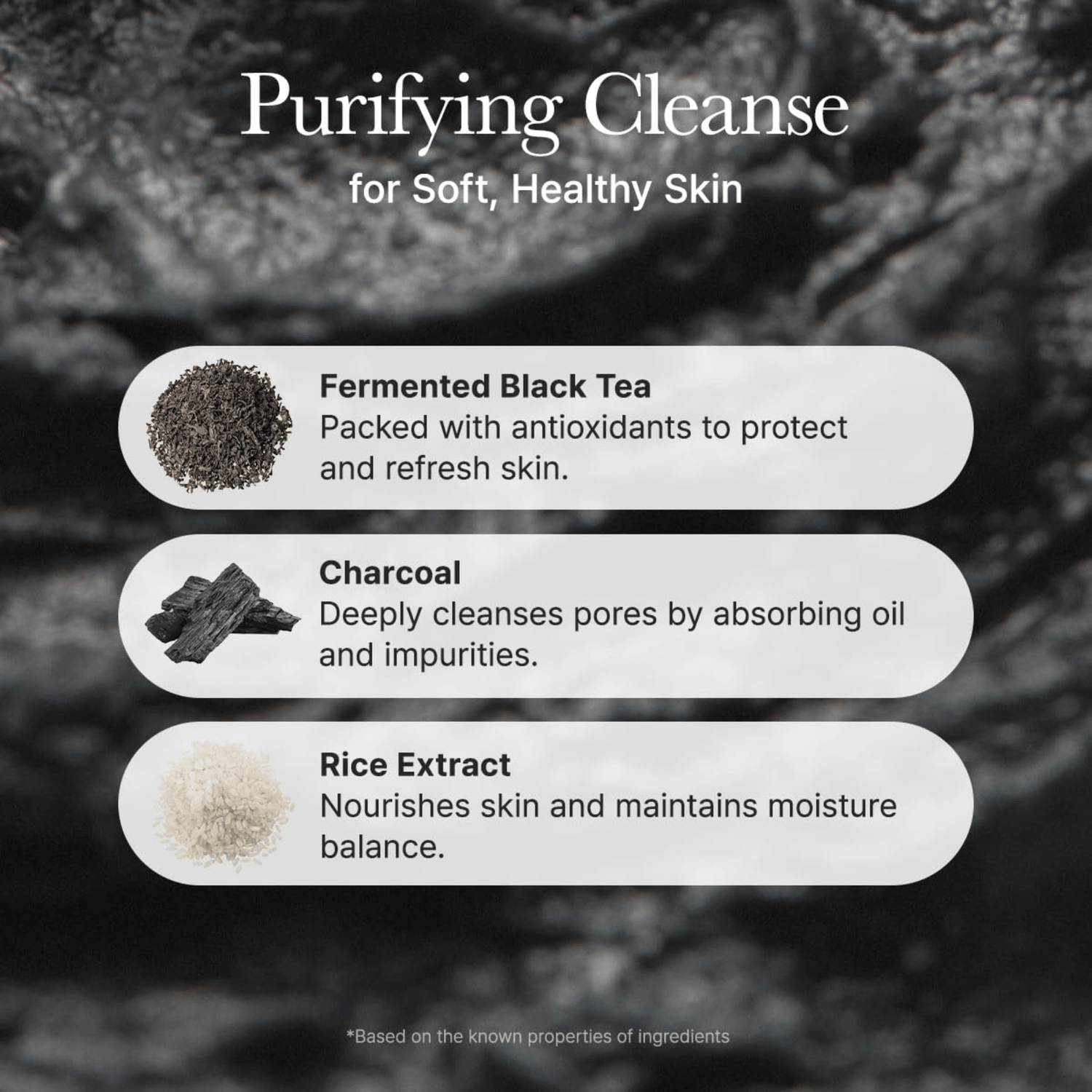 Arencia Black Tea Rice Mochi Cleanser - cosmadic