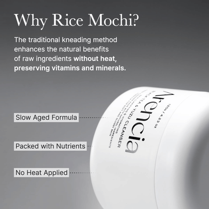 Arencia Black Tea Rice Mochi Cleanser - cosmadic