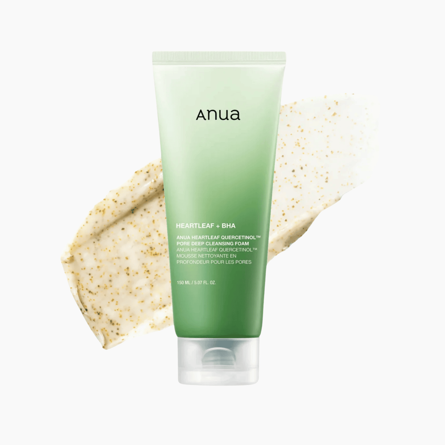 Anua Heartleaf Quercetinol Pore Deep Cleansing Foam 150ml - cosmadic