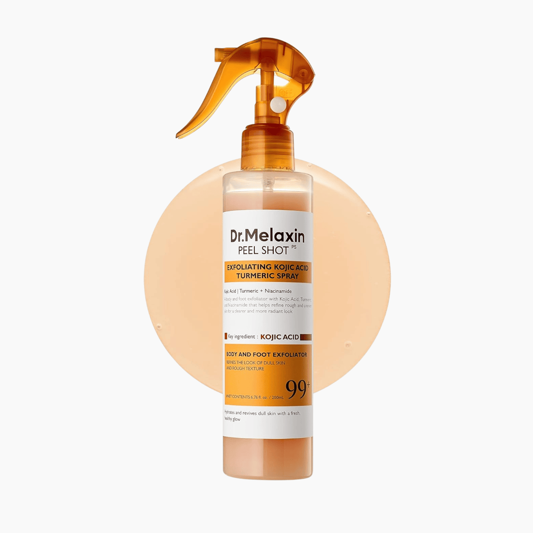 Dr.Melaxin Peel Shot Exfoliating Kojic Acid Turmeric Spray 200ml - cosmadic