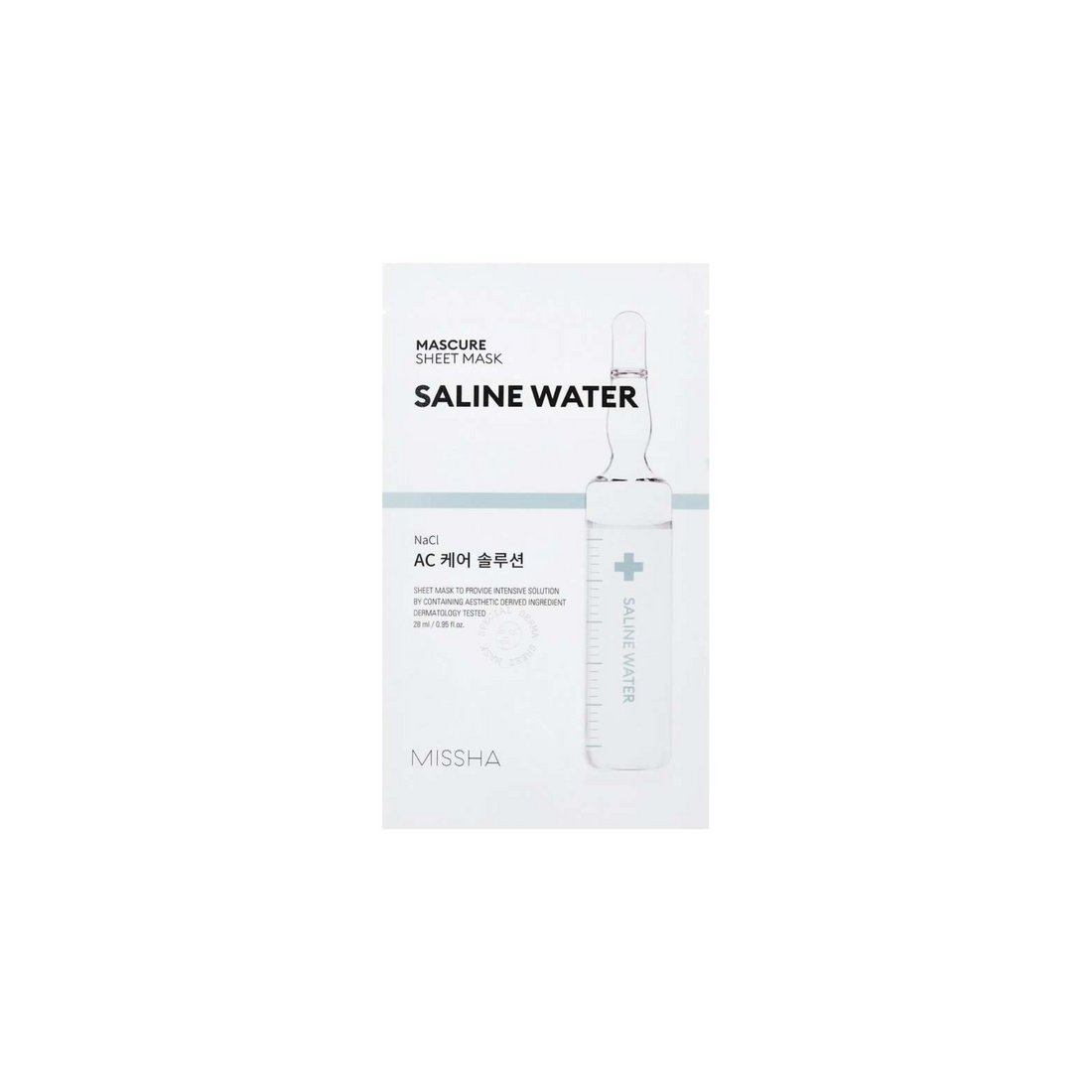 MISSHA Mascure AC Care Saline Water Sheet Mask - cosmadic