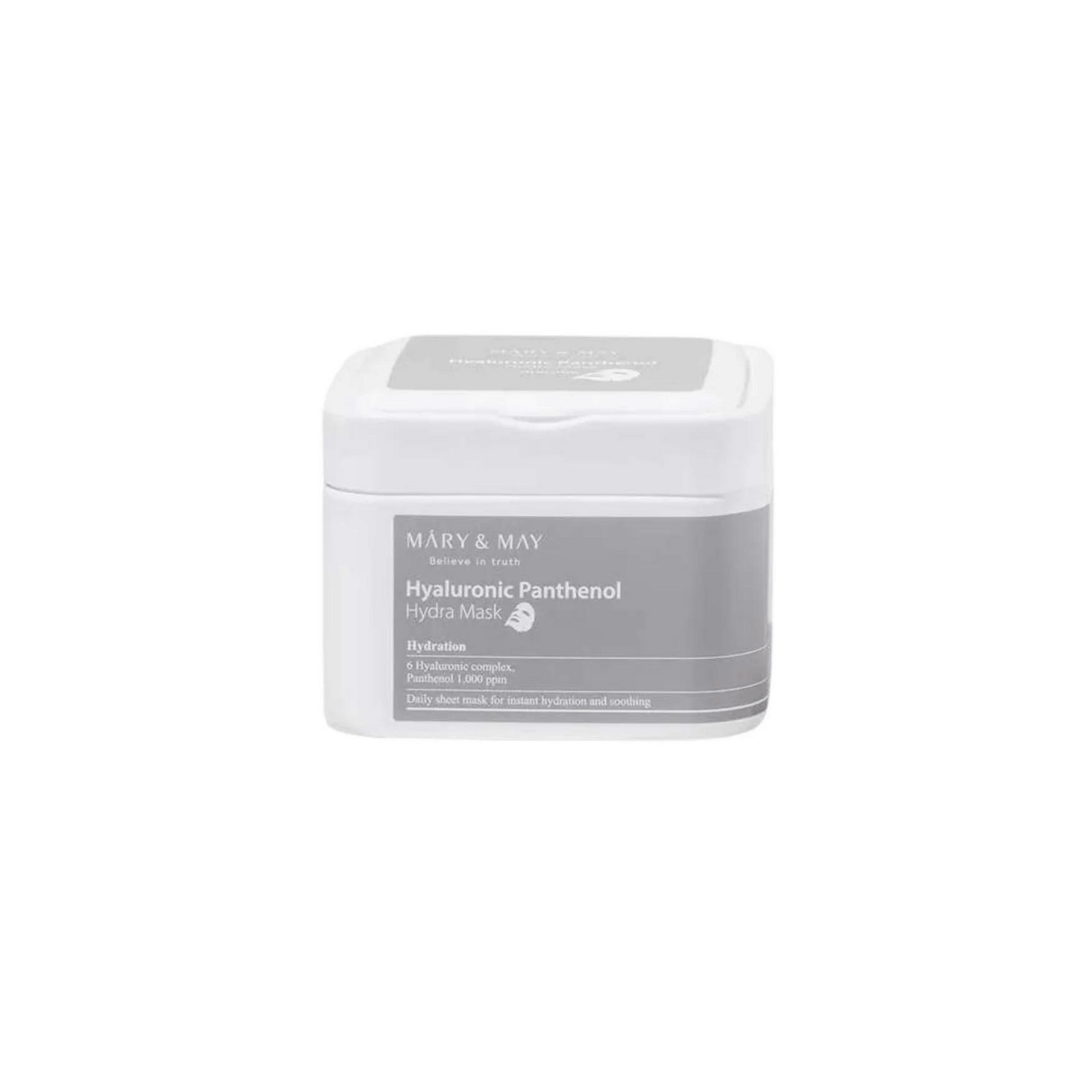 MARY &amp; MAY Hyaluronic Panthenol Hydra Mask 30Stk