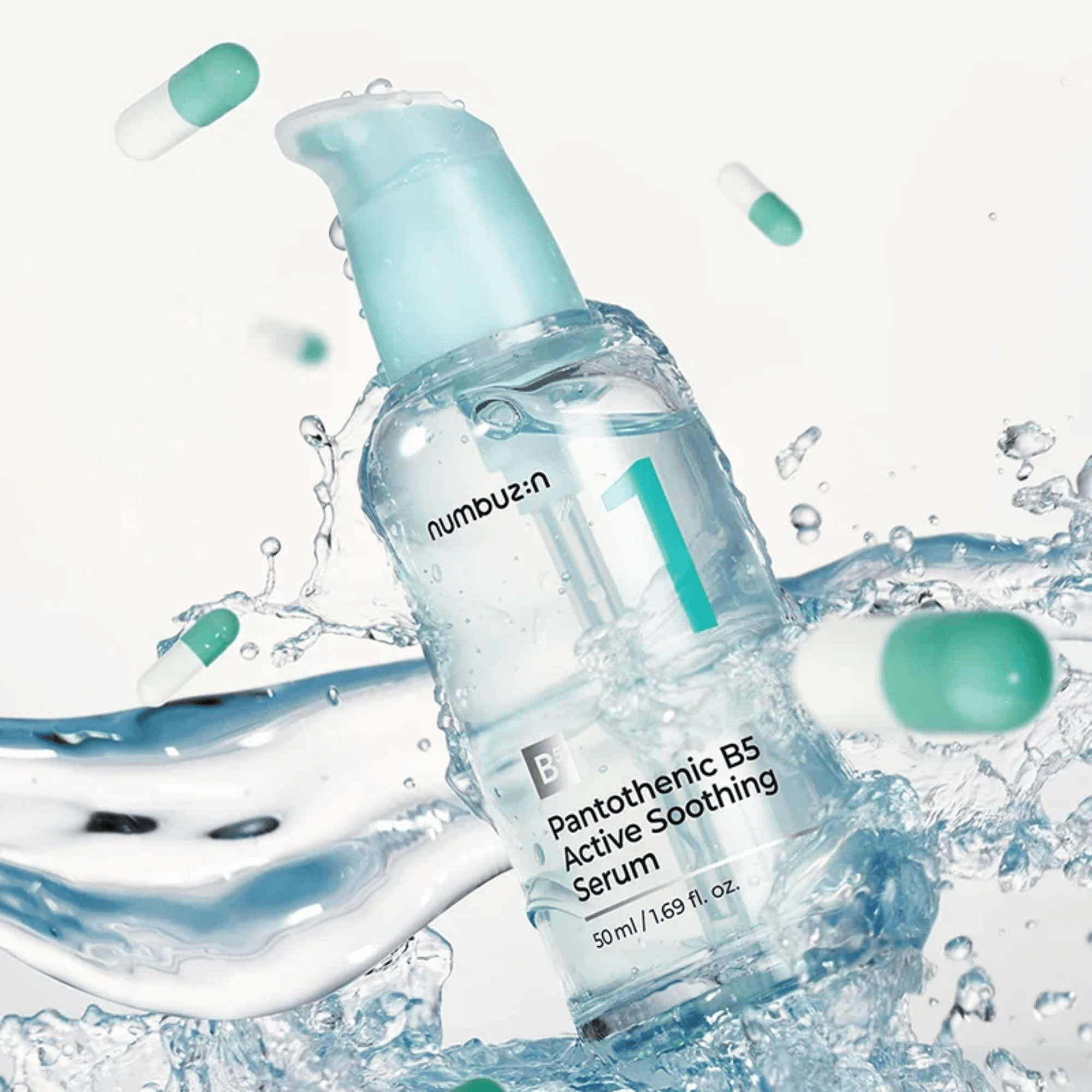 Numbuzin No.1 Pantothenic B5 Active Soothing Serum 50ml - cosmadic