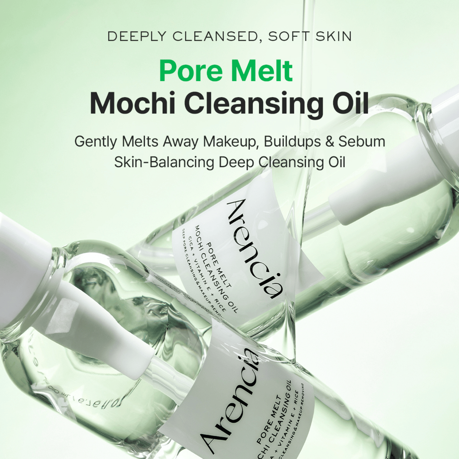 Arencia Pore Melt Mochi Cleansing Oil 200ml