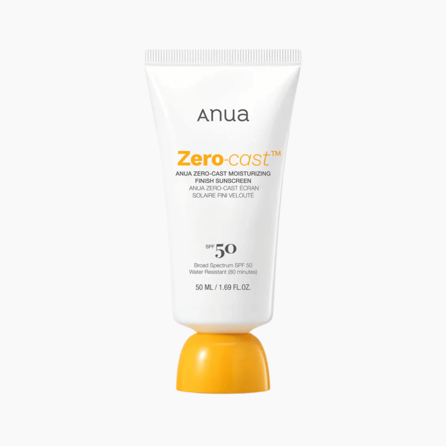 Anua Zero-Cast Moisturizing Finish Sunscreen 50ml