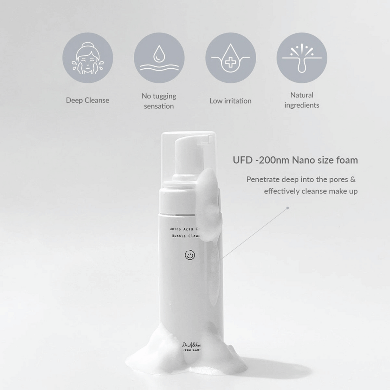 Dr. Althea Amino Acid Gentle Bubble Cleanser 140ml - cosmadic