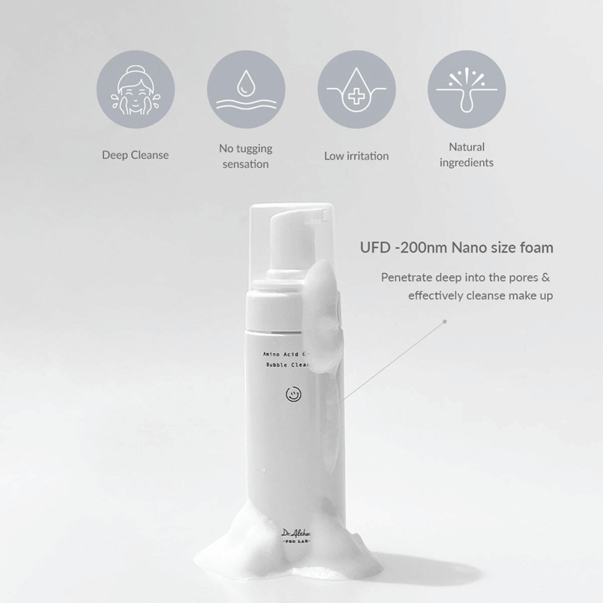 Dr. Althea Amino Acid Gentle Bubble Cleanser 140ml - cosmadic