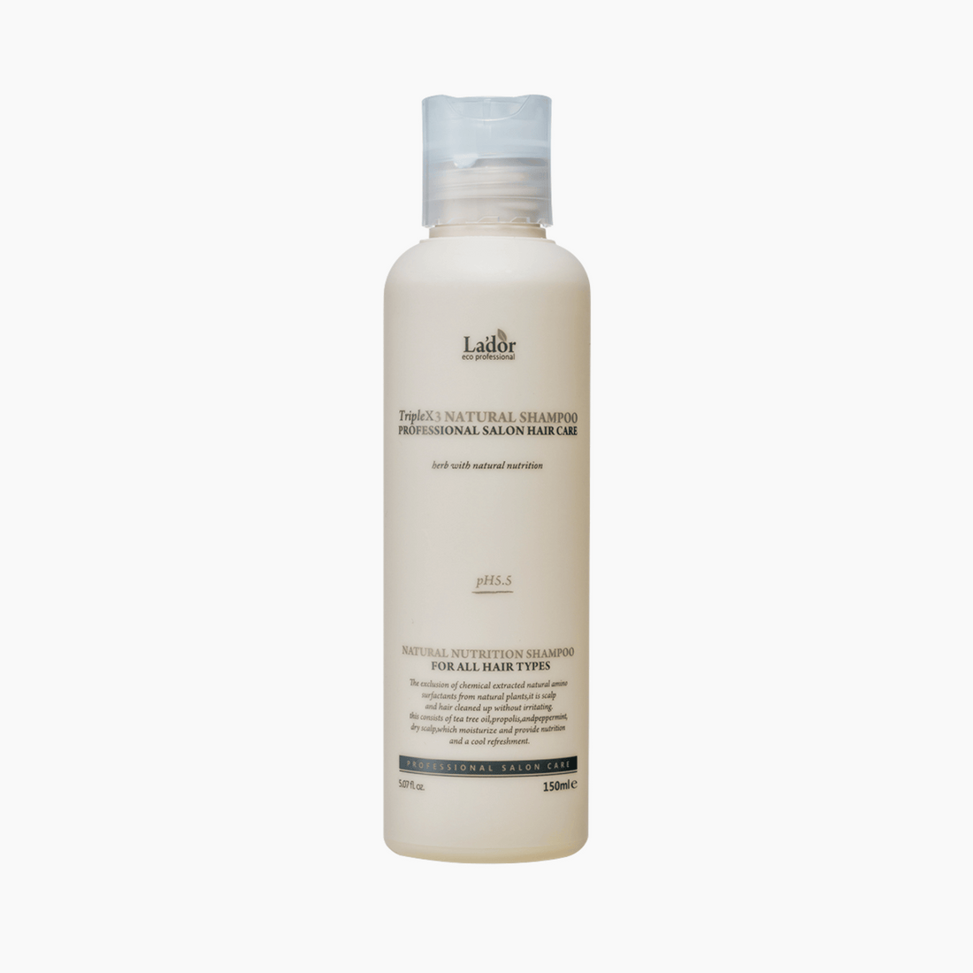 LADOR TripleX3 Natural Shampoo 150ml - cosmadic