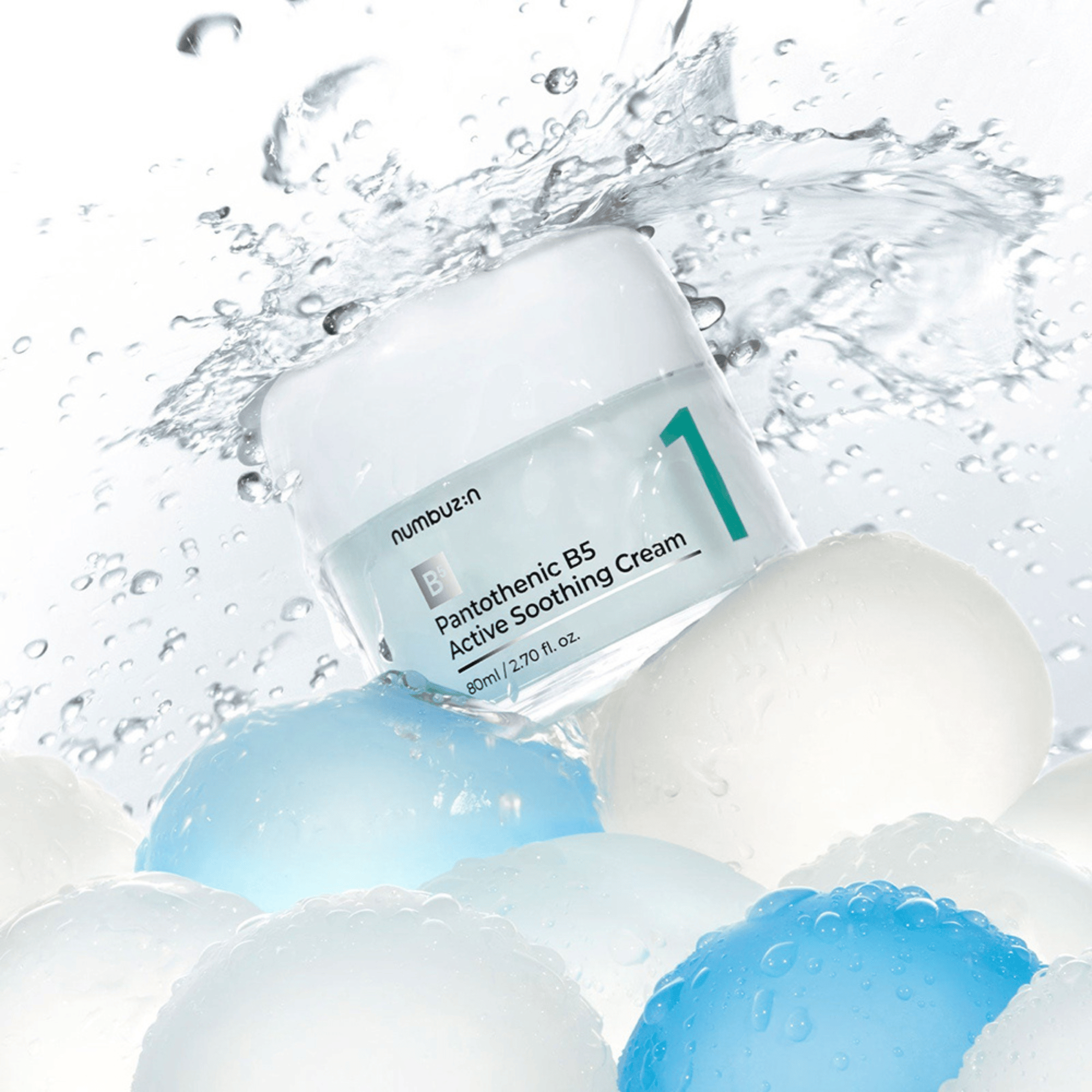 Numbuzin No.1 Pantothenic B5 Active Soothing Cream 80ml - cosmadic