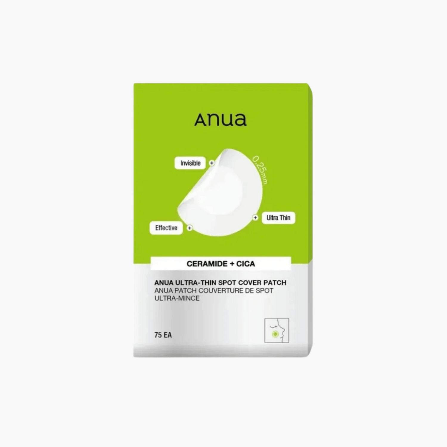 Anua Ceramide + Cica Ultra-Thin Spot Cover Patch 75Stk. - effektives K-Beauty Spot Patch