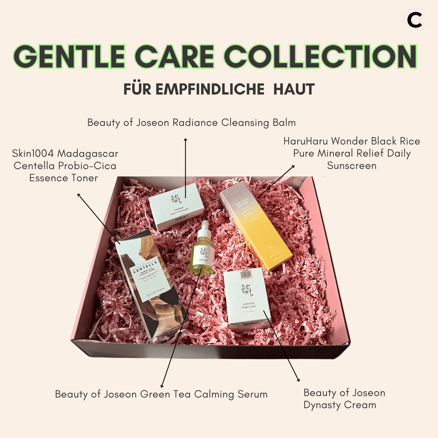 Gentle Care Collection für empfindliche Haut