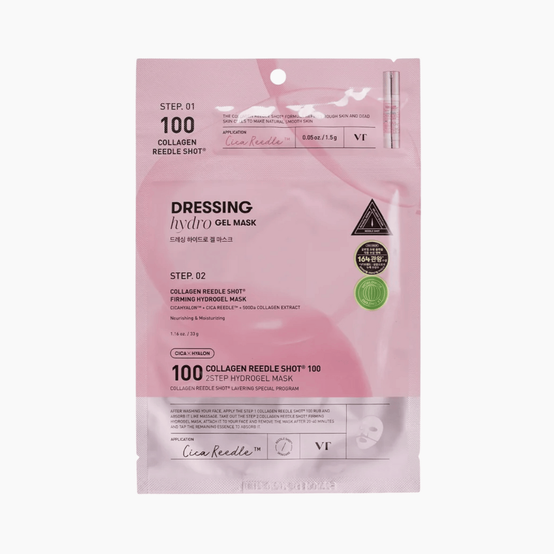 VT Cosmetics Collagen Reedle Shot 100 2Step Mask