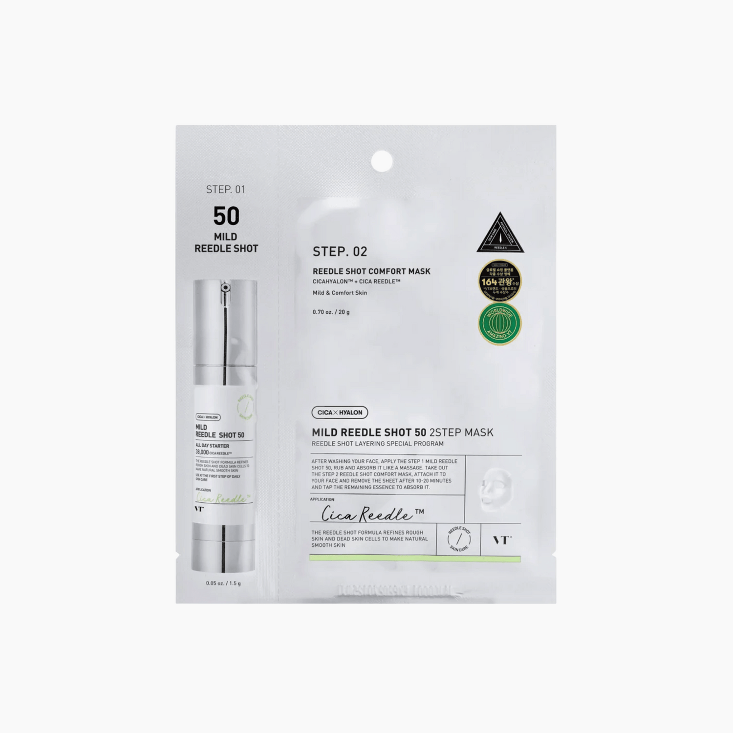 VT Cosmetics Reedle Shot 50 2Step Mask