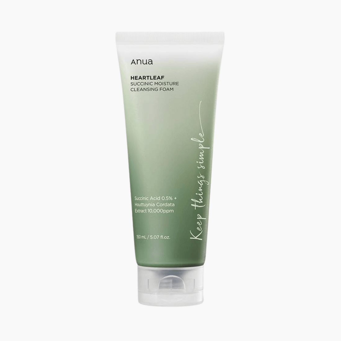 Anua Heartleaf Succinic Moisture Cleansing Foam 150ml