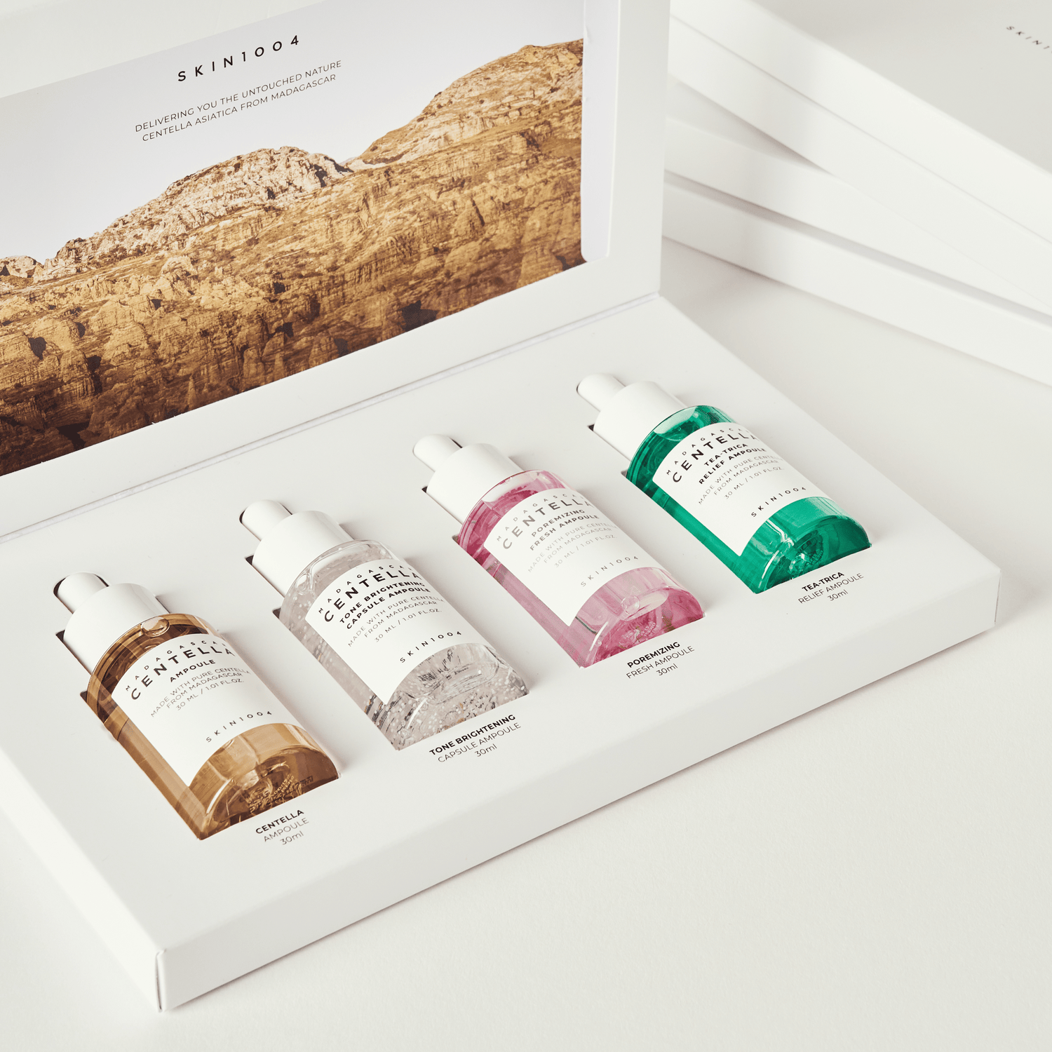 Skin1004 Madagascar Centella Ampoule Kit Set 4x30ml