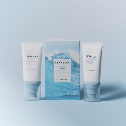 Skin1004 Set Madagascar Centella Hyalu Cica Water Fit Sun Serum 2x 50ml