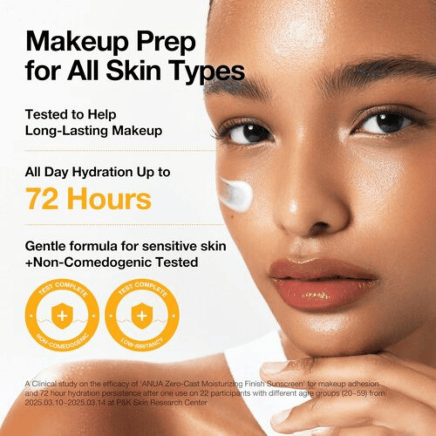 Anua Zero-Cast Moisturizing Finish Sunscreen 50ml