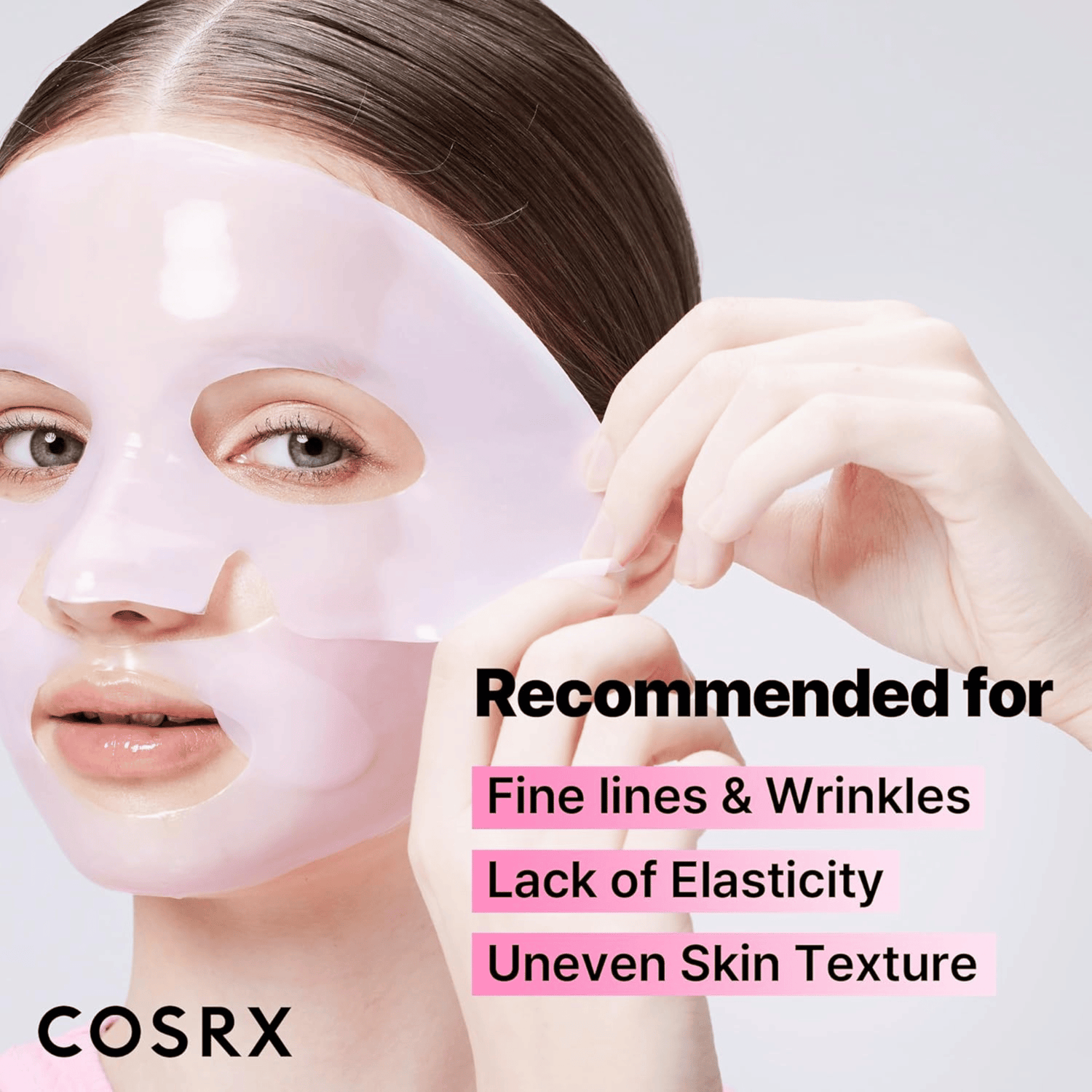 COSRX The Peptide Collagen Lifting Glow Hydrogel Mask 3 Stück