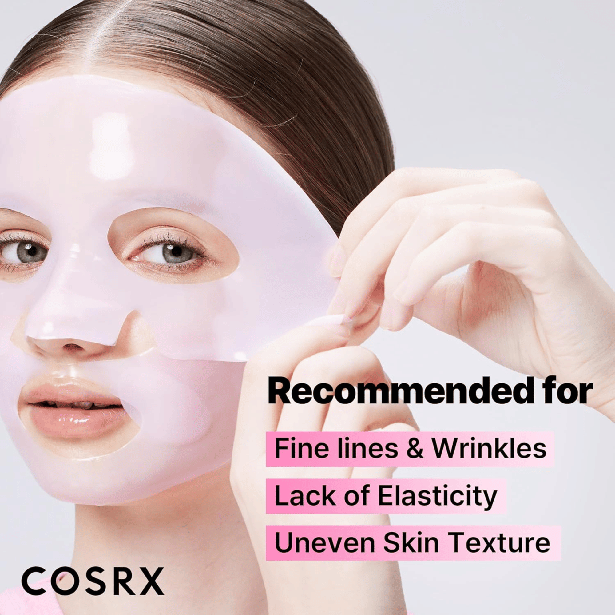 COSRX The Peptide Collagen Lifting Glow Hydrogel Mask 3 Stück