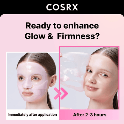 COSRX The Peptide Collagen Lifting Glow Hydrogel Mask 3 Stück