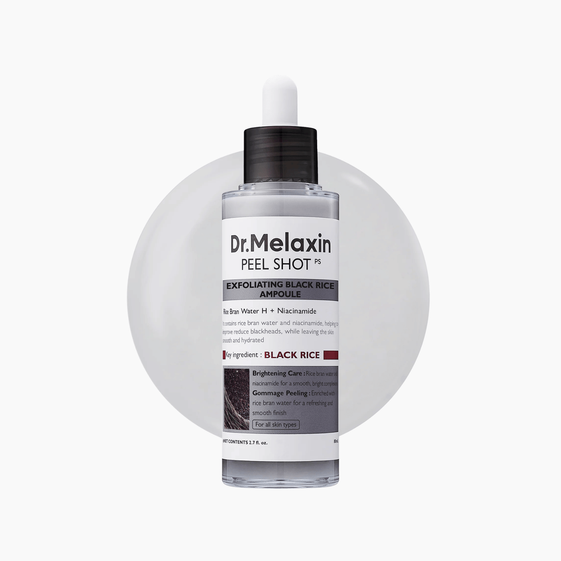 Dr.Melaxin Peel Shot Exfoliating Black Rice Ampoule 80ml