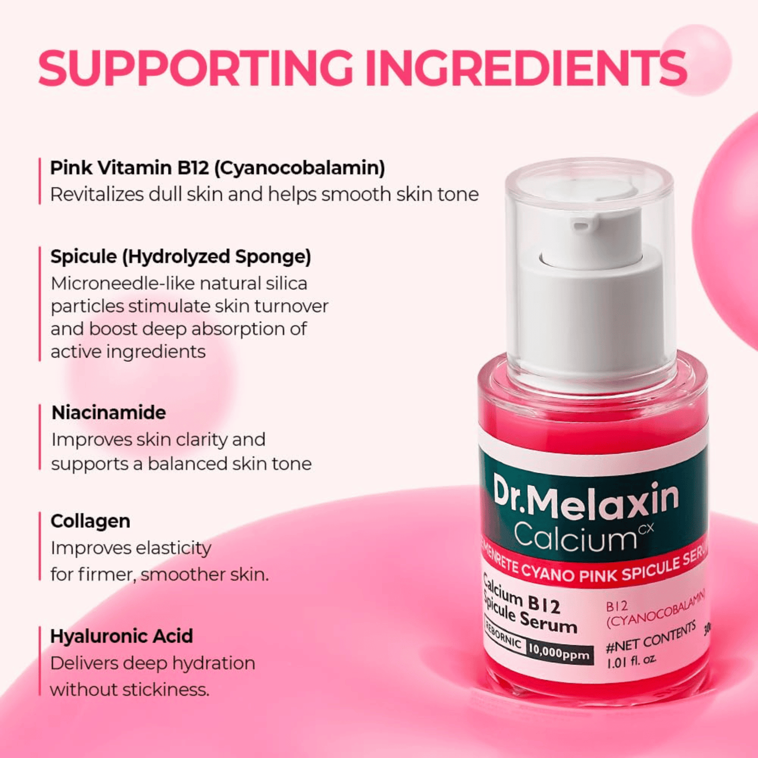Dr.Melaxin Cemenrete Cyano Pink Spicule Serum 30ml