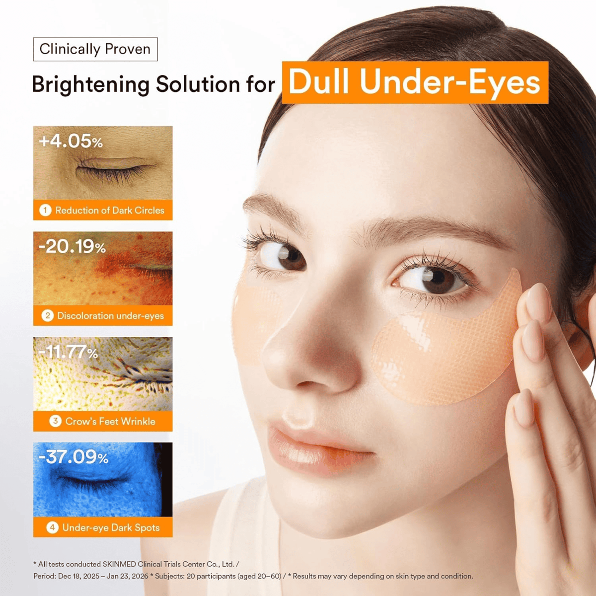 Abib Glutathione Kojic Acid Eye Patch 60Stk - cosmadic