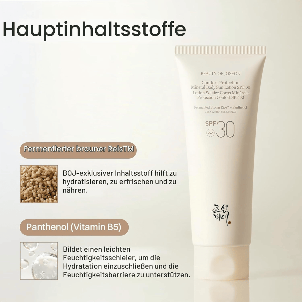 Beauty of Joseon Comfort Protection Mineral Body Sun Lotion SPF 30