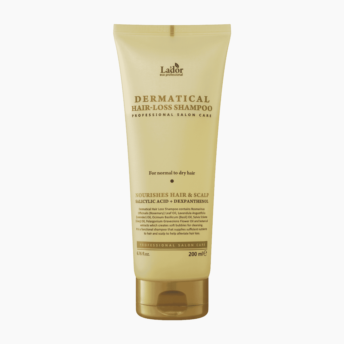LADOR Dermatical Hair-Loss Shampoo - For Normal To Dry Hair 200ml