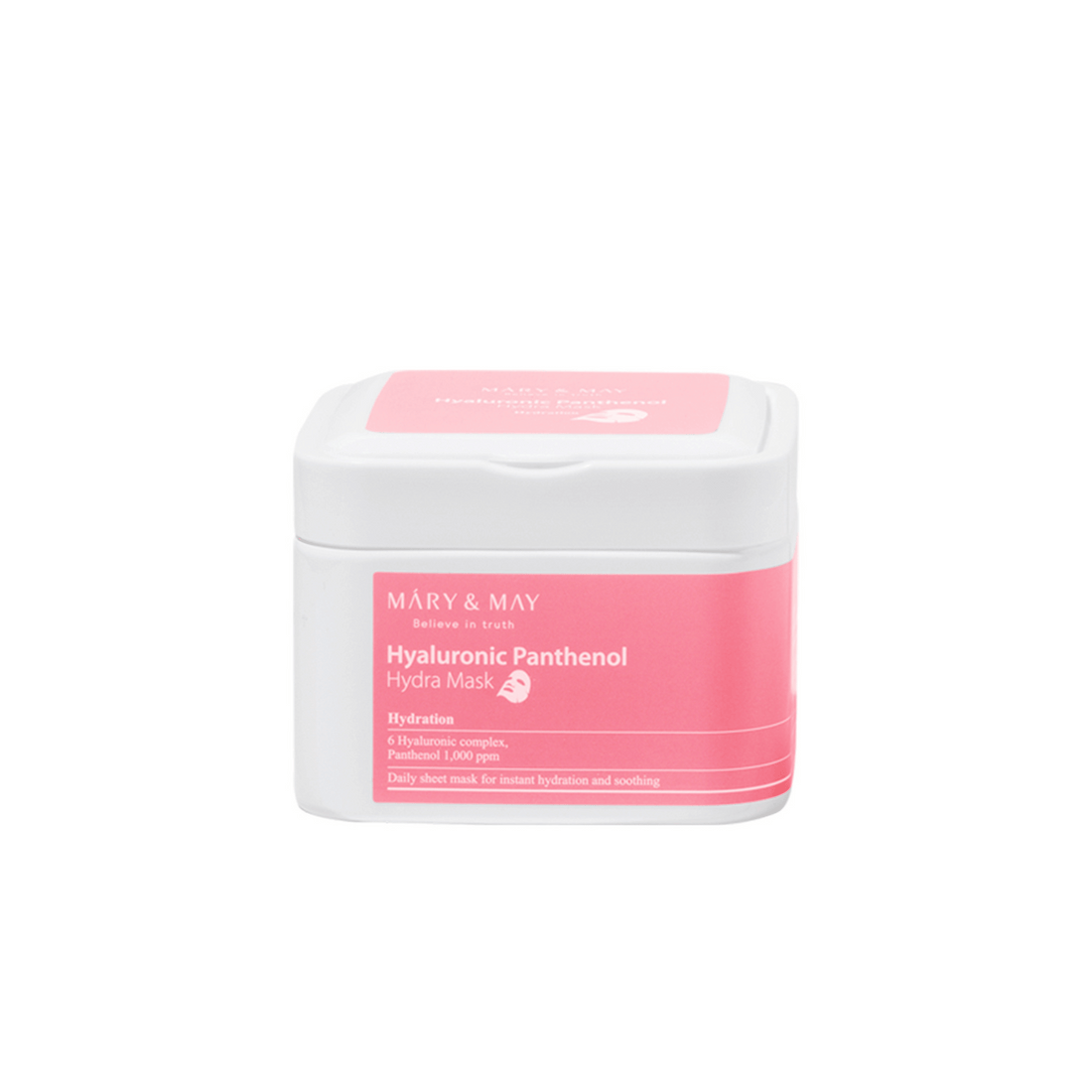 MARY &amp; MAY Hyaluronic Panthenol Hydra Mask 30Stk