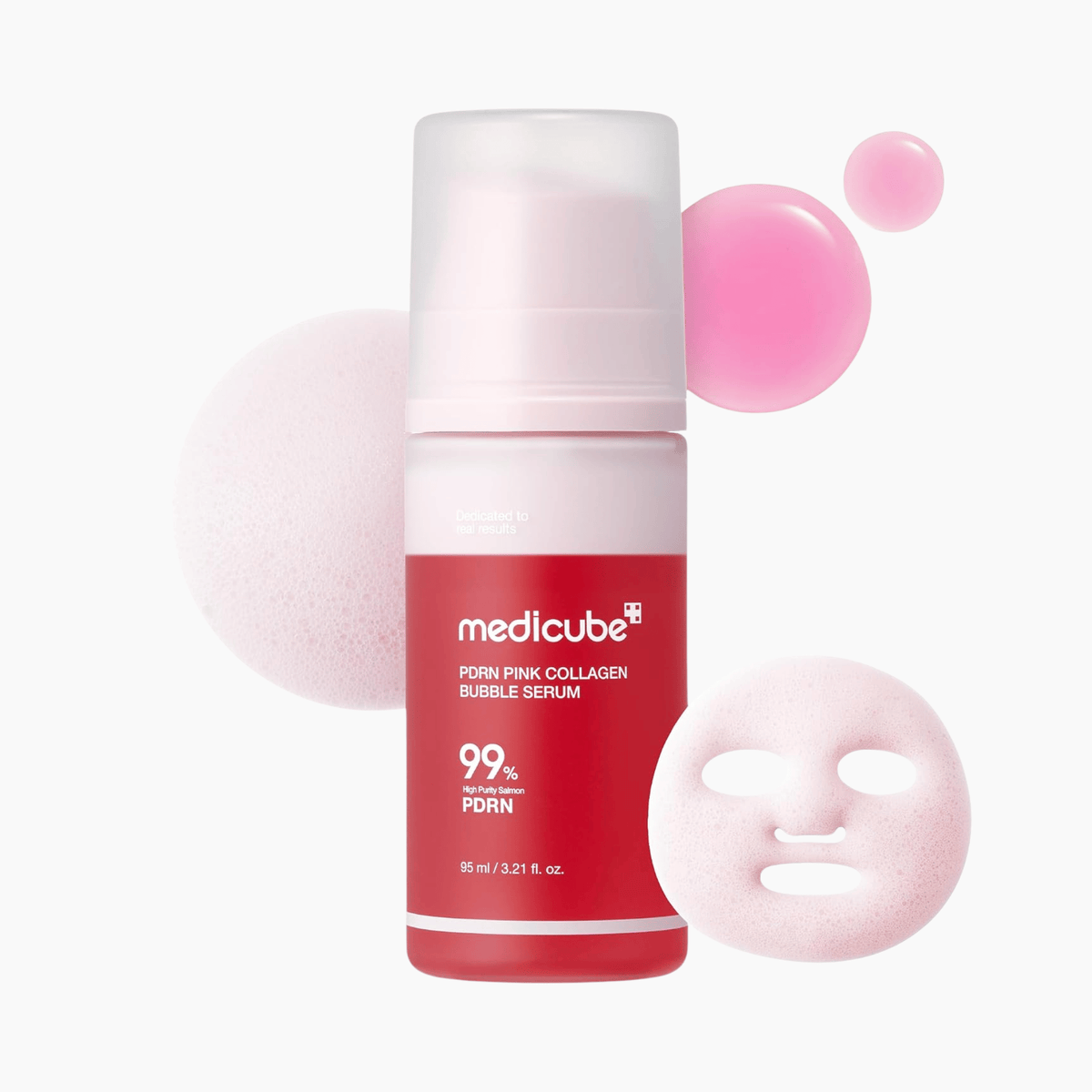 Medicube PDRN Pink Collagen Bubble Serum 95ml