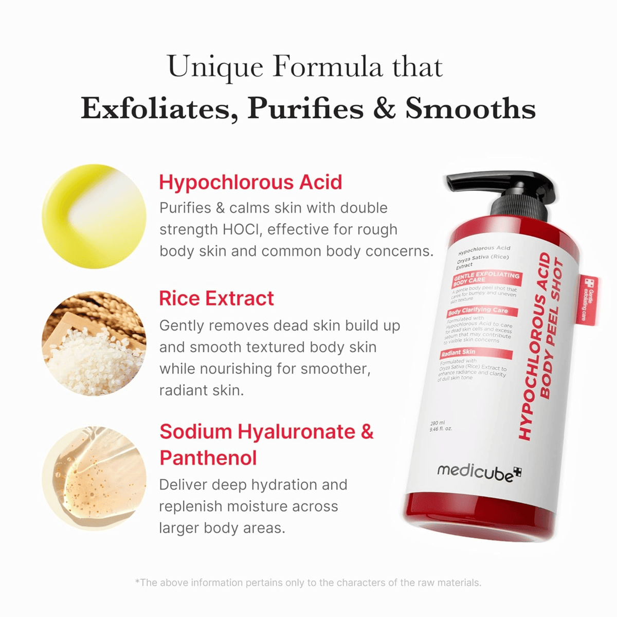 Medicube Hypochlorous Acid Body Peel Shot 280ml