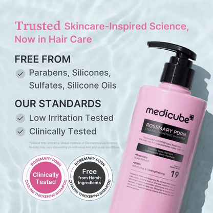 Medicube Rosemary PDRN Cooling Thickening Shampoo 400ml