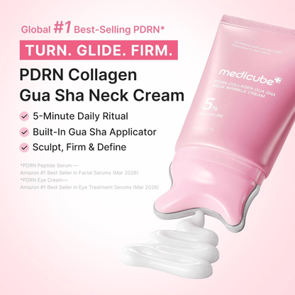 Medicube PDRN Collagen Gua Sha Neck Wrinkle Cream 90g - cosmadic