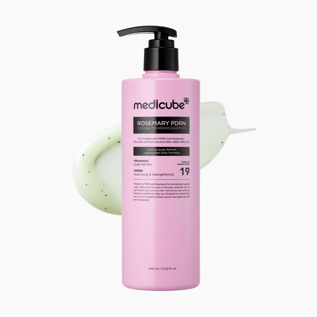 Medicube Rosemary PDRN Cooling Thickening Shampoo 400ml - cosmadic