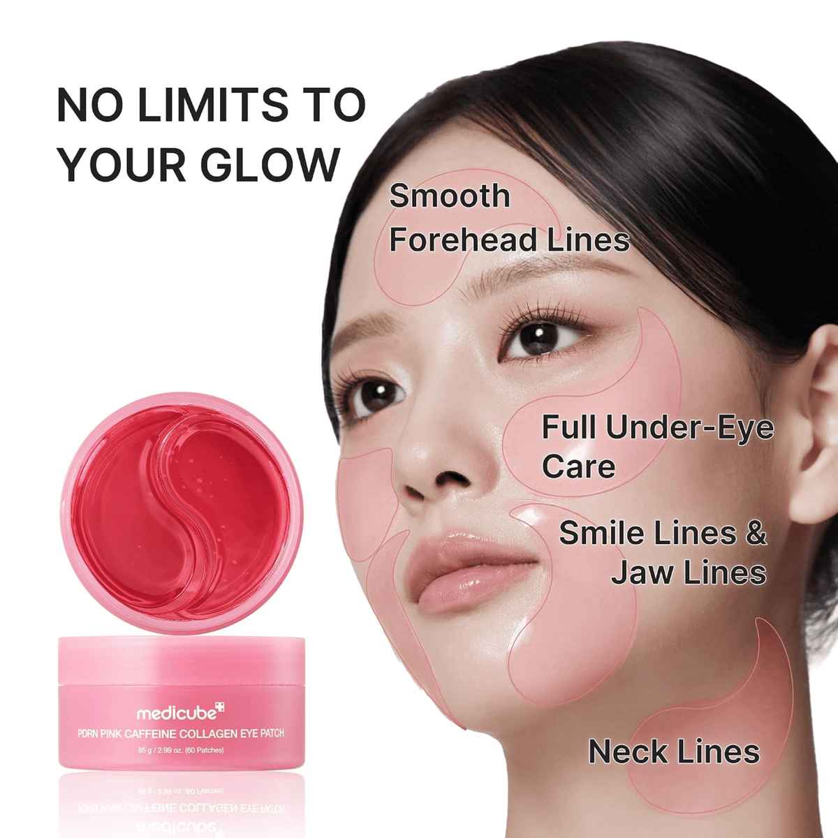 Medicube PDRN Pink Caffeine Collagen Eye Patch 60 Stk