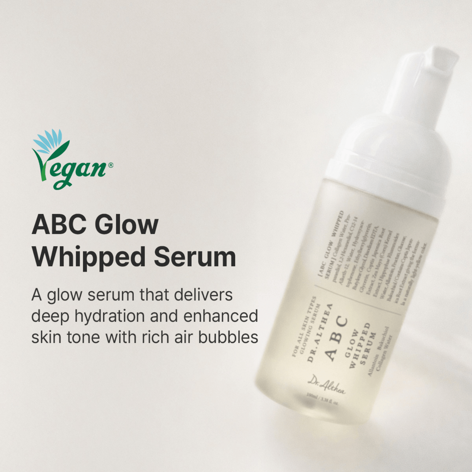 Dr. Althea ABC Glow Whipped Serum 100ml - cosmadic