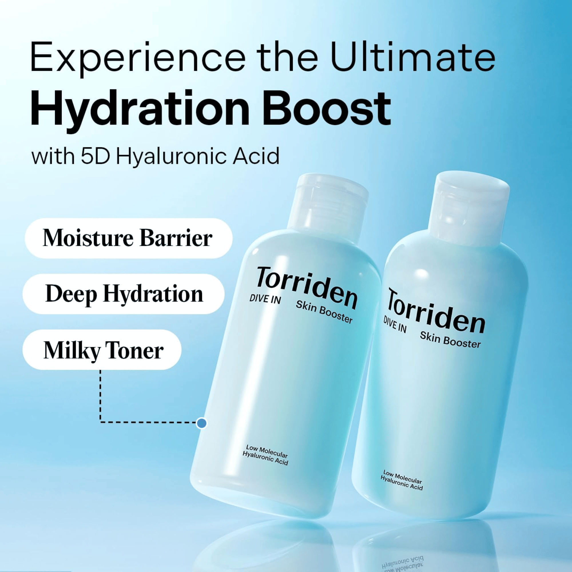 Torriden DIVE-IN Low Molecular Hyaluronic Acid Skin Booster 200ml - cosmadic