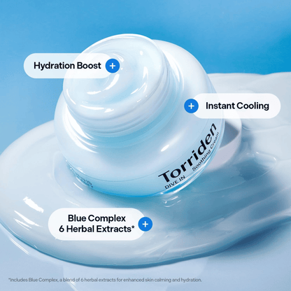 Torriden DIVE-IN Low Molecular Hyaluronic Acid Soothing Cream 100ml - cosmadic