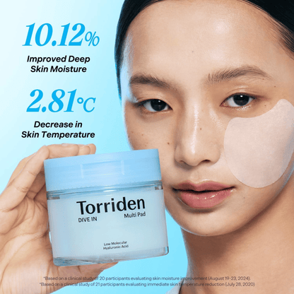 Torriden DIVE-IN Low Molecular Hyaluronic Acid Multi Pad 160ml - cosmadic