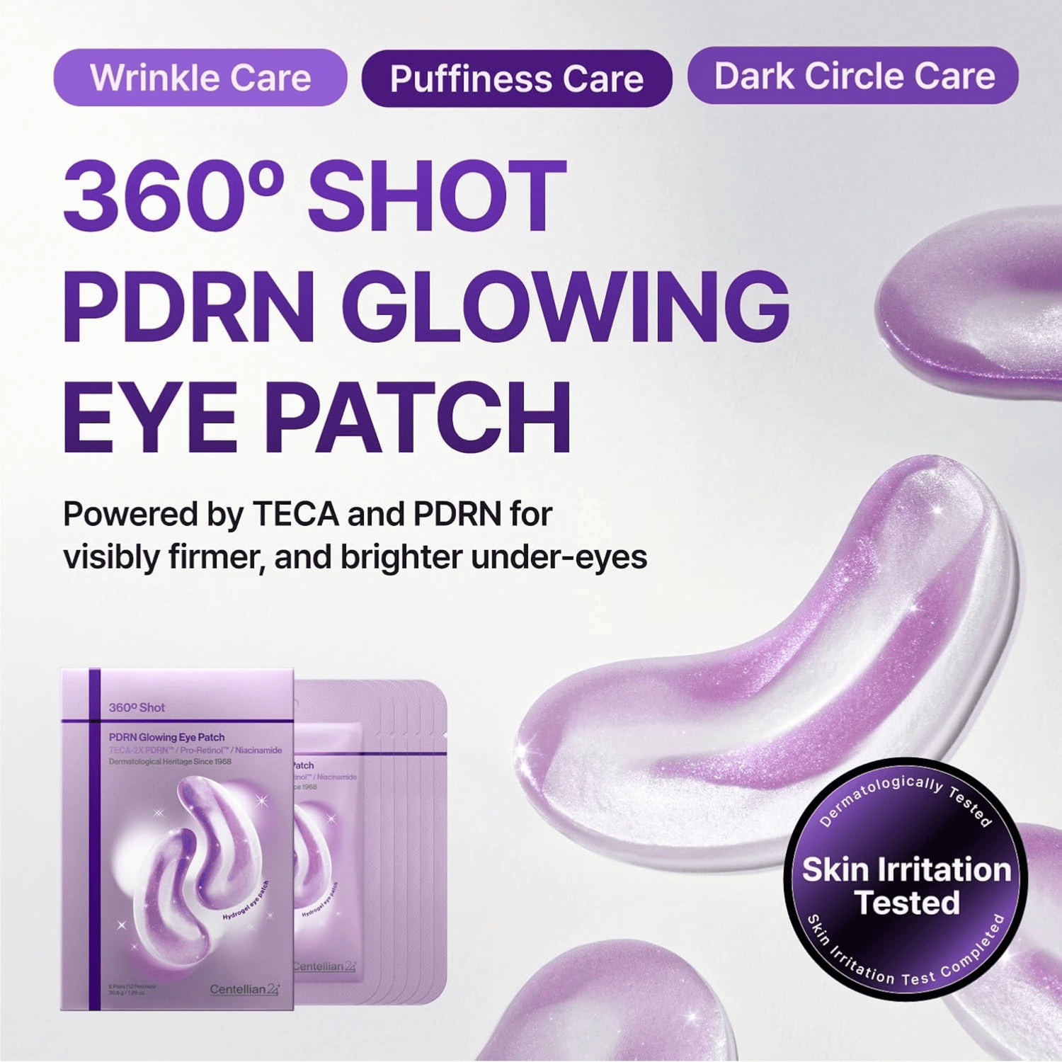 Centellian24 360 Shot PDRN Glowing Eye Patch - cosmadic