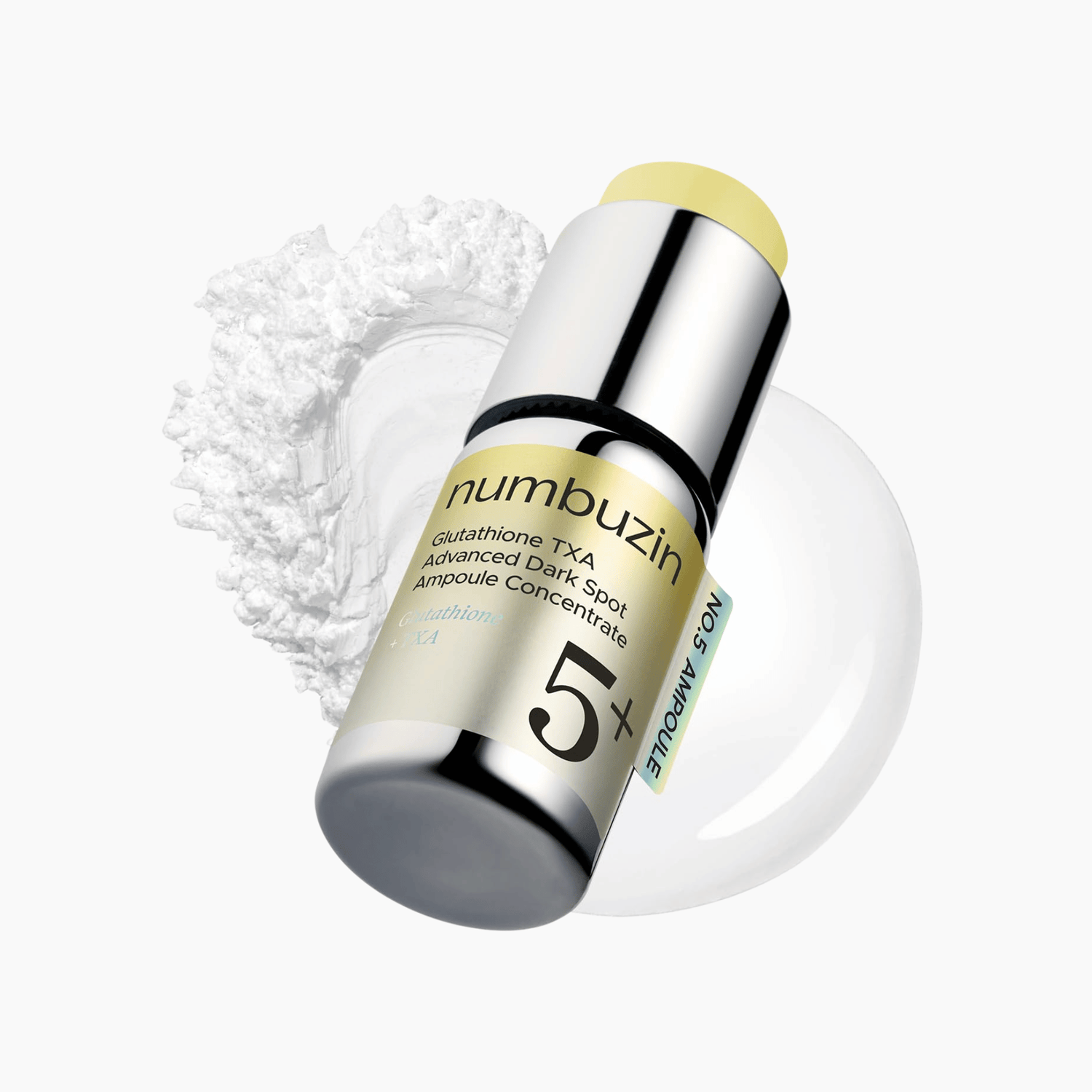 Numbuzin No.5 Glutathione TXA Advanced Dark Spot Ampoule Concentrate 10g+0.7g - cosmadic