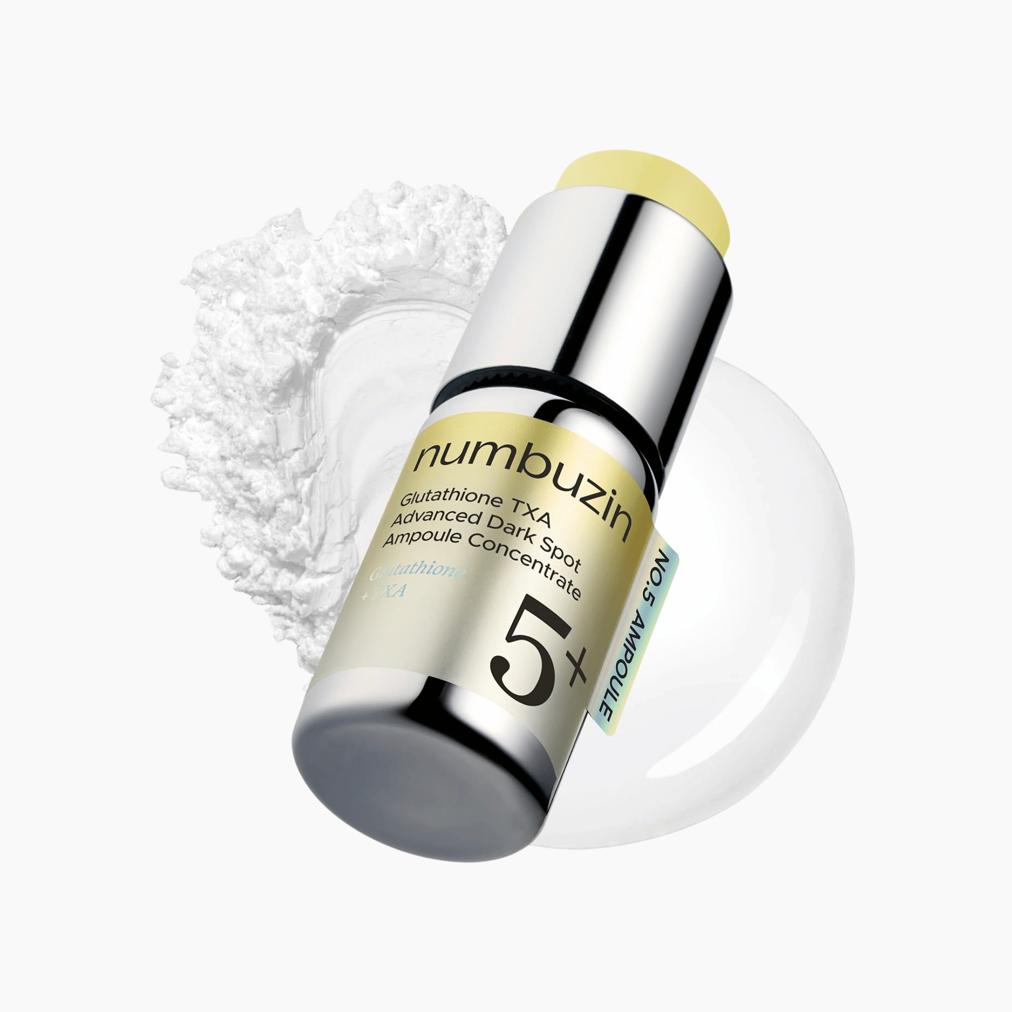Numbuzin No.5 Glutathione TXA Advanced Dark Spot Ampoule Concentrate 10g+0.7g - cosmadic