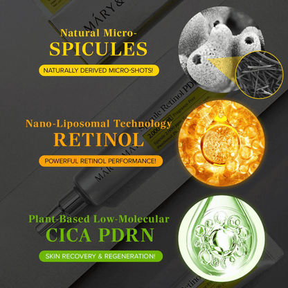 MARY &amp; MAY Spicule Retinol PDRN Cream 15g - cosmadic