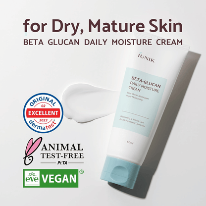 iUNIK Beta-Glucan Daily Moisture Cream 60ml - cosmadic