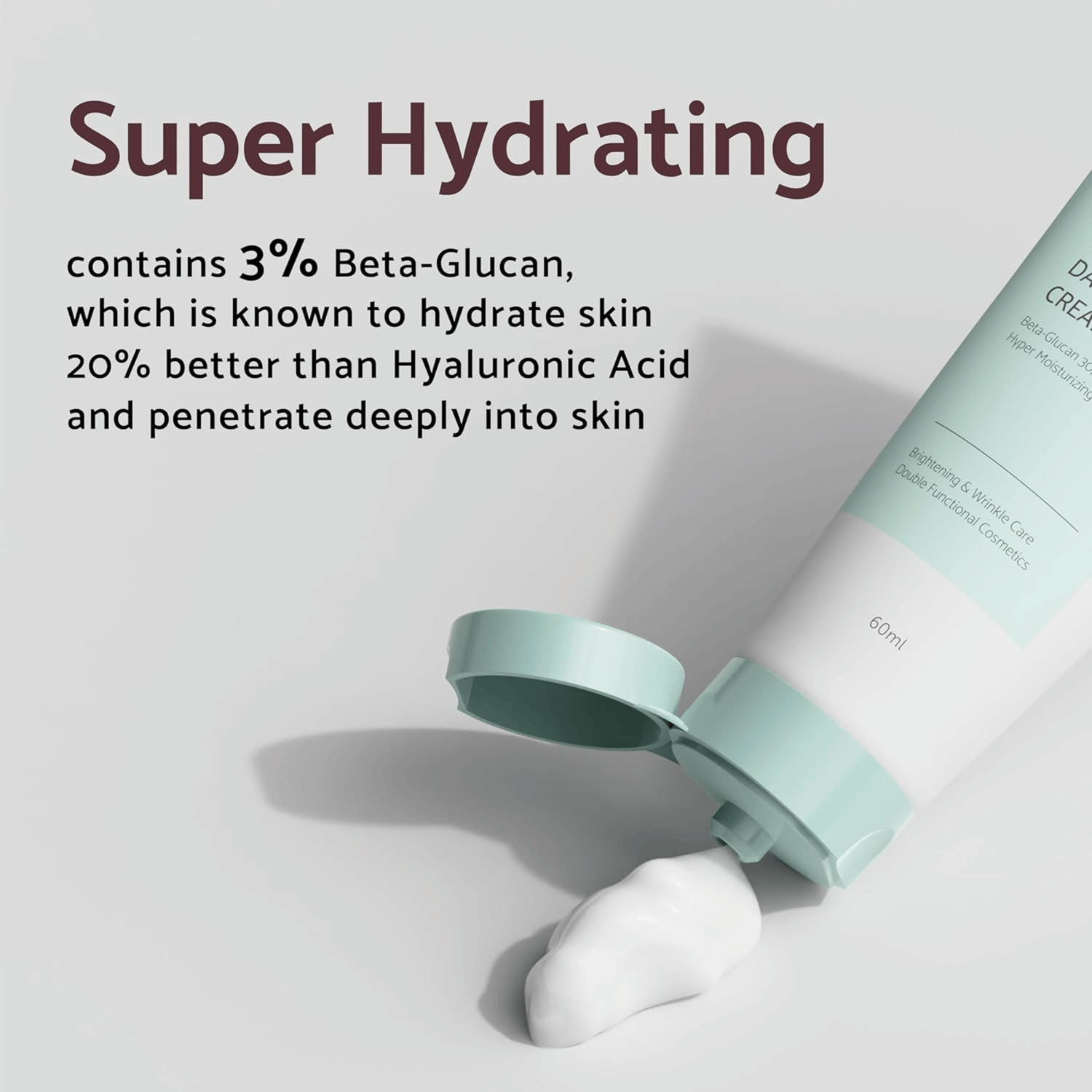 iUNIK Beta-Glucan Daily Moisture Cream 60ml - cosmadic