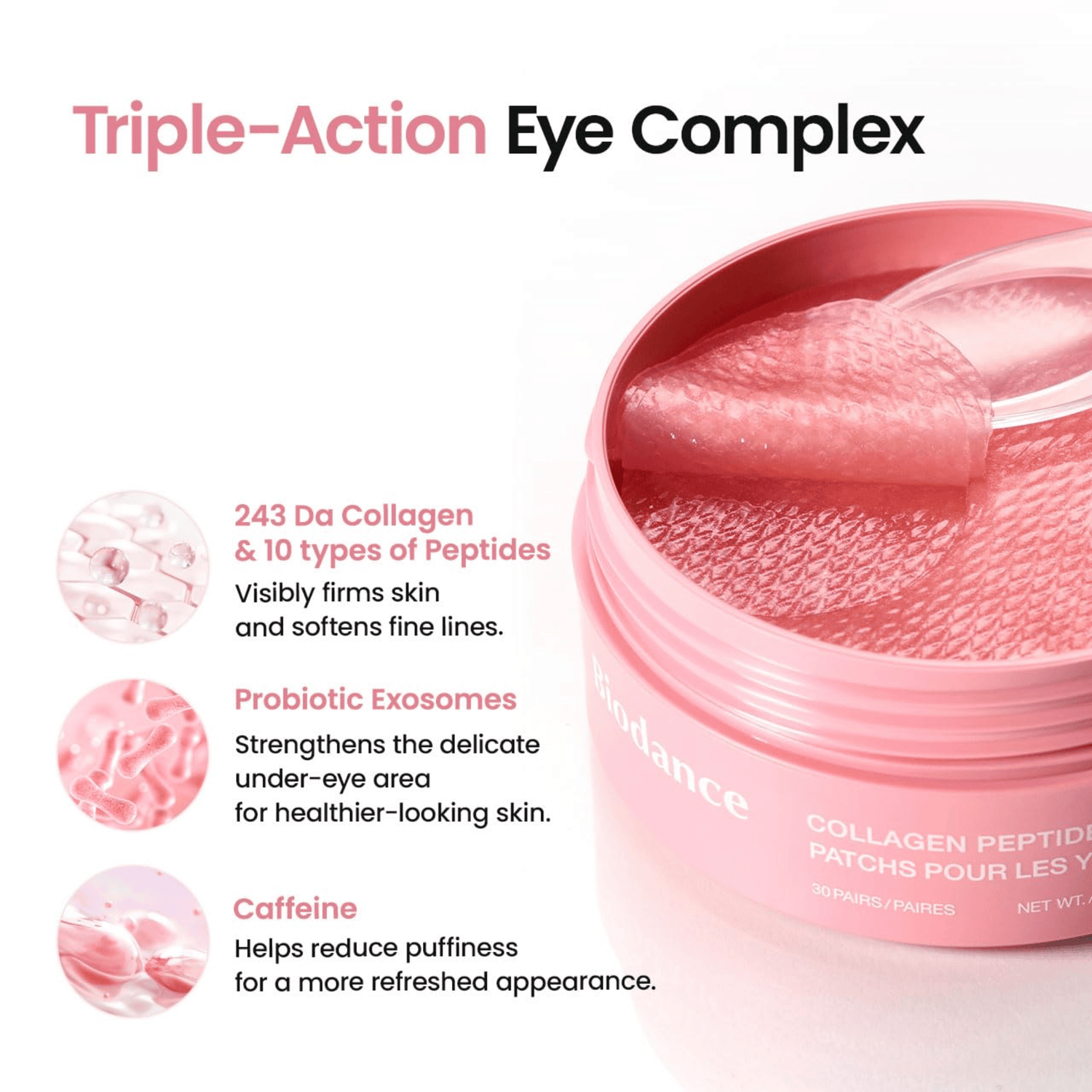 Biodance Collagen Peptide Eye Patches 30 Stk - cosmadic