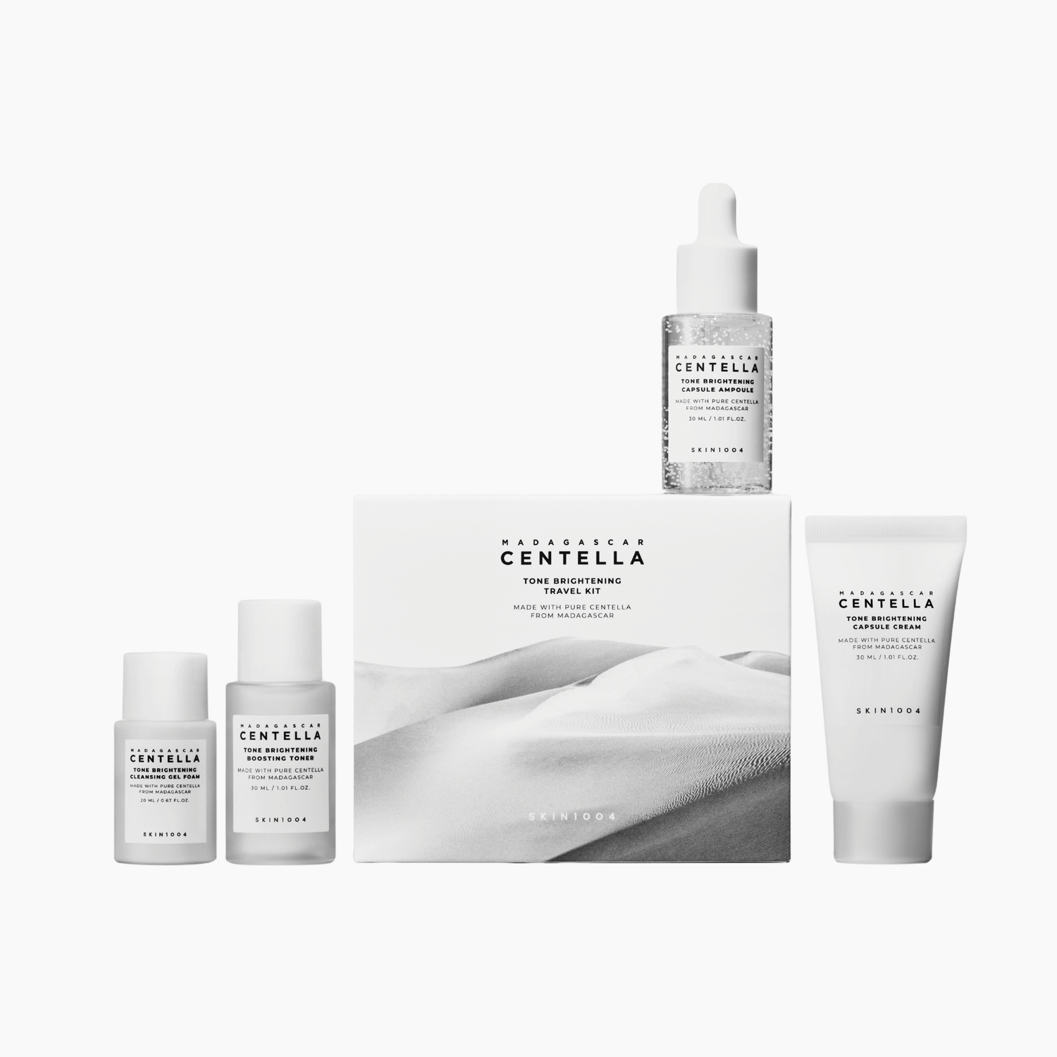 Skin1004 Madagascar Centella Tone Brightening Travel Kit - cosmadic