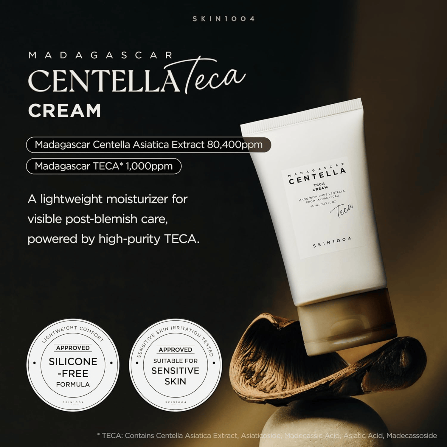 Skin1004 Madagascar Centella Teca Cream 75ml - cosmadic